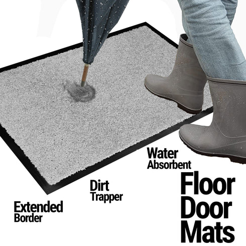 Arran Door Mat - Grey